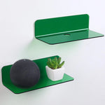Floating Shelves Acrylic Set of 2 Colorful Design
