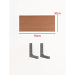 Floating Wall Shelf Concealed Brackets Space-Saving Display
