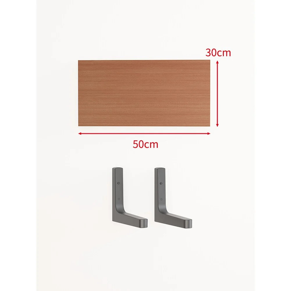 Floating Wall Shelf Concealed Brackets Space-Saving Display