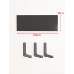 Floating Wall Shelf Concealed Brackets Space-Saving Display