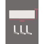 Floating Wall Shelf Concealed Brackets Space-Saving Display