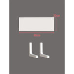 Floating Wall Shelf Concealed Brackets Space-Saving Display