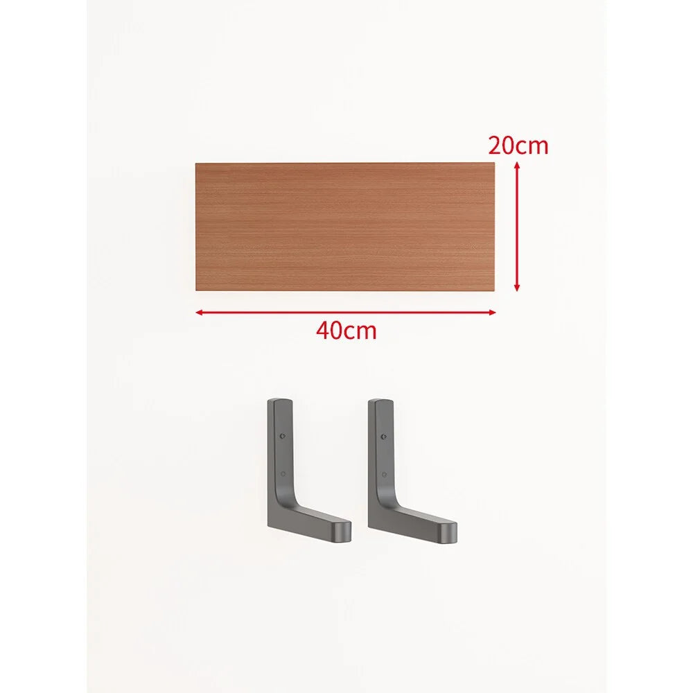 Floating Wall Shelf Concealed Brackets Space-Saving Display