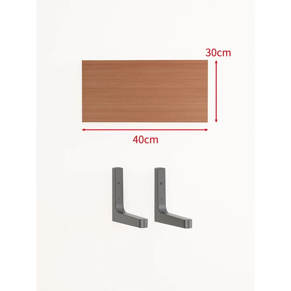 Floating Wall Shelf Concealed Brackets Space-Saving Display