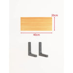 Floating Wall Shelf Concealed Brackets Space-Saving Display