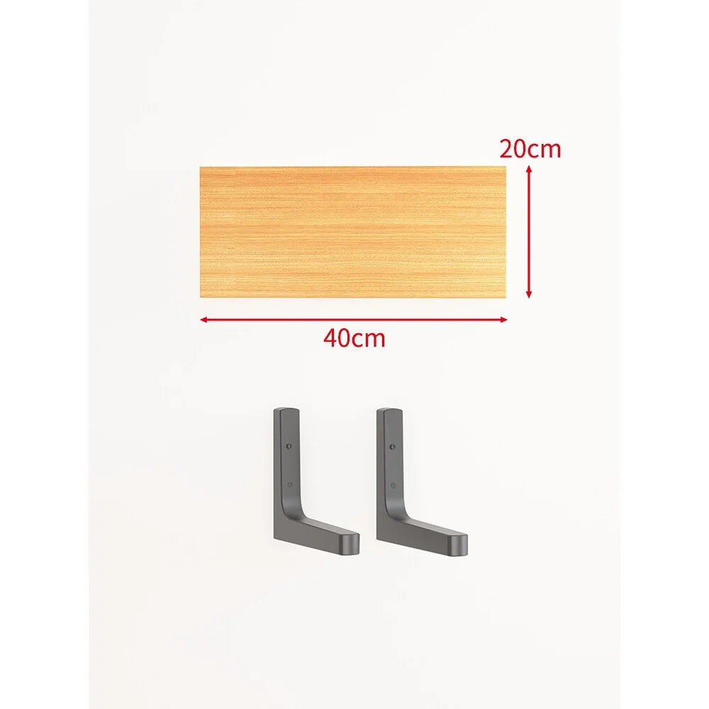 Floating Wall Shelf Concealed Brackets Space-Saving Display