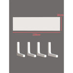Floating Wall Shelf Concealed Brackets Space-Saving Display