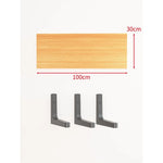 Floating Wall Shelf Concealed Brackets Space-Saving Display