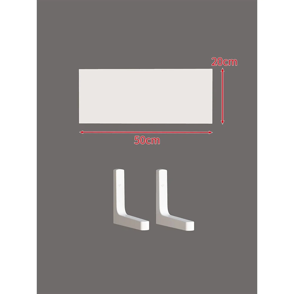 Floating Wall Shelf Concealed Brackets Space-Saving Display