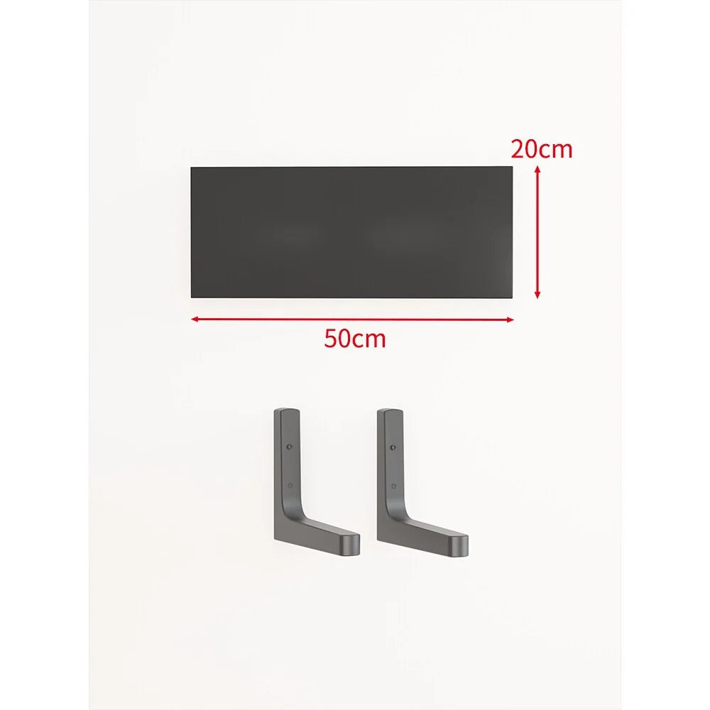 Floating Wall Shelf Concealed Brackets Space-Saving Display