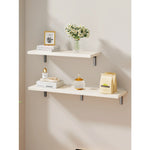 Floating Wall Shelf Concealed Brackets Space-Saving Display