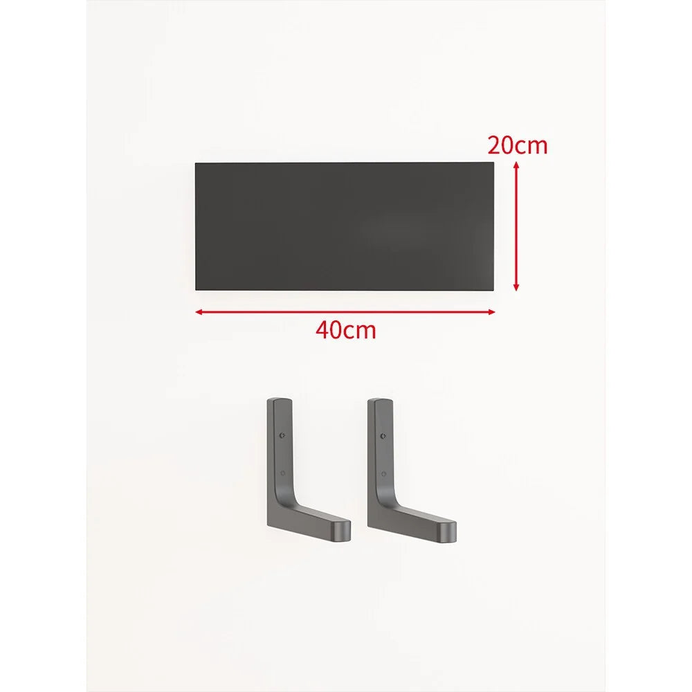 Floating Wall Shelf Concealed Brackets Space-Saving Display