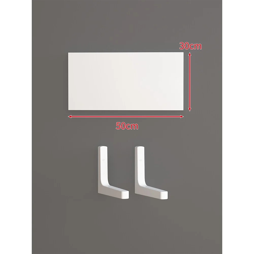 Floating Wall Shelf Concealed Brackets Space-Saving Display