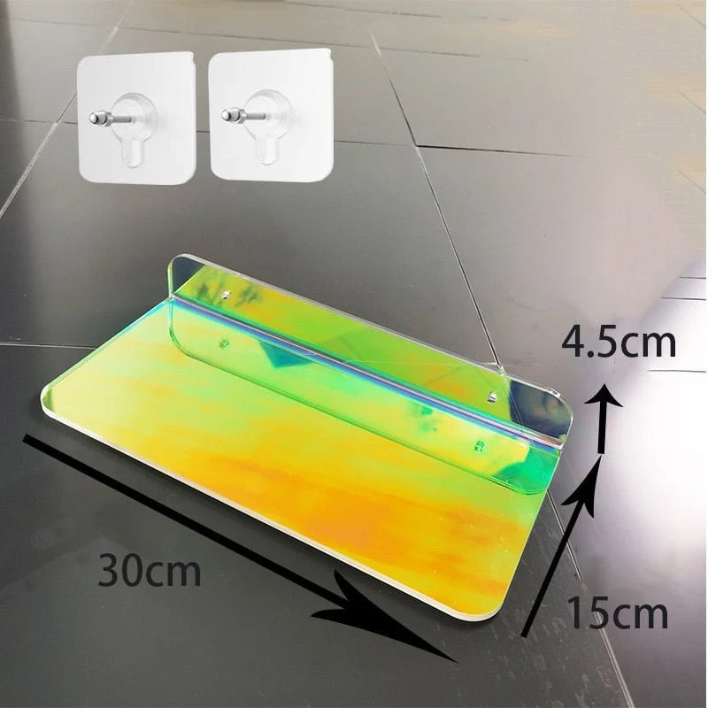 Floating Wall Shelf Invisible Mount Acrylic