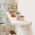 Floating Wall Shelf Wood Grain Concealed Bracket