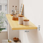 Floating Wall Shelf Wood Grain Concealed Bracket