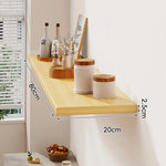 Floating Wall Shelf Wood Grain Concealed Bracket