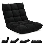Floor Chair 14 Reclining Positions Foam Padded Foldable