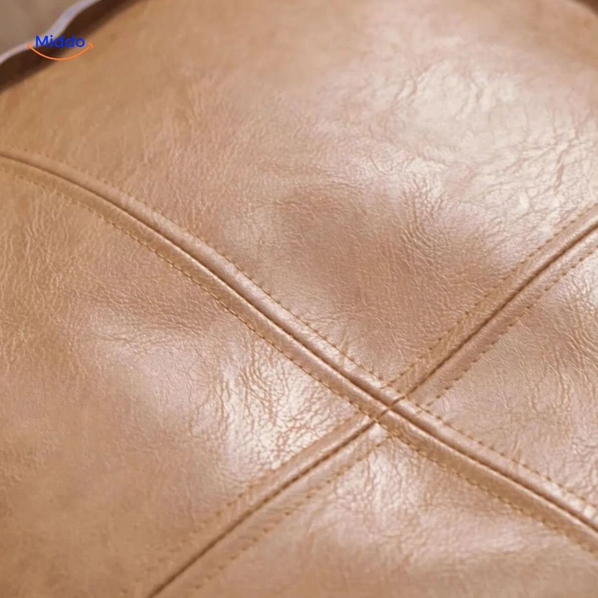 Floor Cushion Cover Wipe-Clean Faux Leather Unfilled