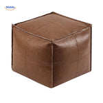 Floor Cushion Cover Wipe-Clean Faux Leather Unfilled