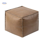 Floor Cushion Cover Wipe-Clean Faux Leather Unfilled