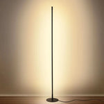 Floor Lamp Dimmable Warm-White LED Slim Metal Design