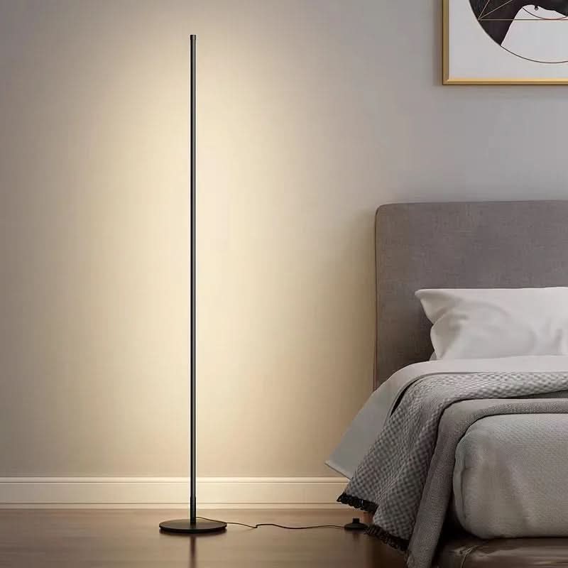 Floor Lamp Dimmable Warm-White LED Slim Metal Design