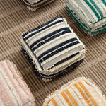 Floor Pouf Fringed Cotton Removable & Washable Cover