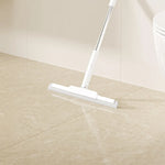 Floor Squeegee Broom Silicone Bristles Sweeping & Water Scraper
