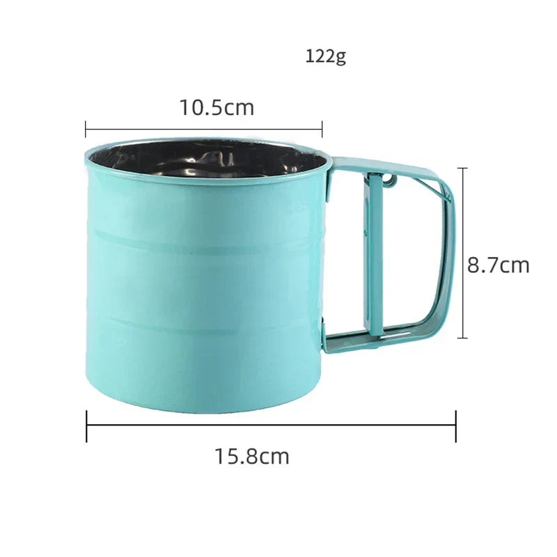 Flour Sifter Stainless Steel Semi-Automatic Even Sifting