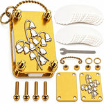 Flower Press Pocket-Size Adjustable Vintage Brass Tone