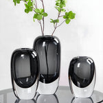 Flower Vase Crystal Glass Opalescent Light-Refracting Finish