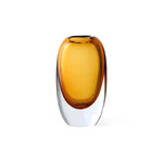 Flower Vase Crystal Glass Opalescent Light-Refracting Finish