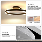 Flush Mount Ceiling Light LED Dimmable Remote Control