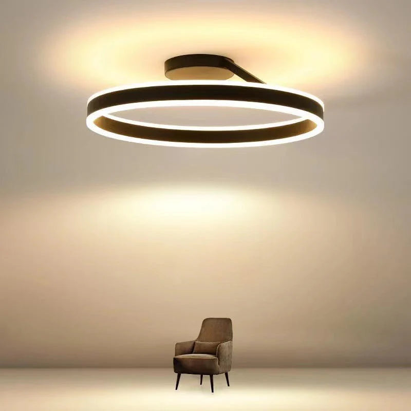 Flush Mount Ceiling Light LED Dimmable Remote Control
