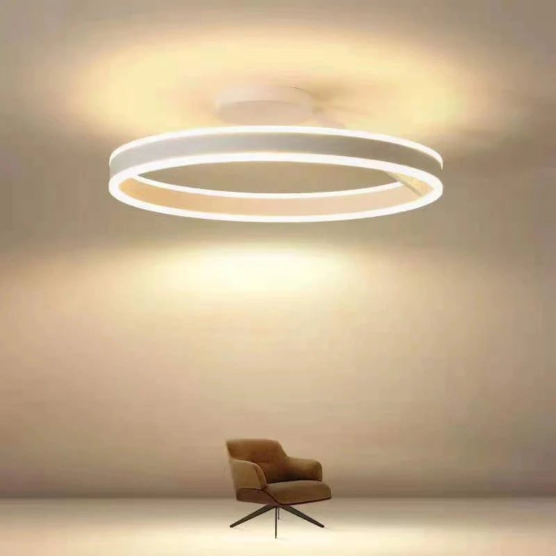 Flush Mount Ceiling Light LED Dimmable Remote Control