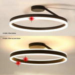 Flush Mount Ceiling Light LED Dimmable Remote Control