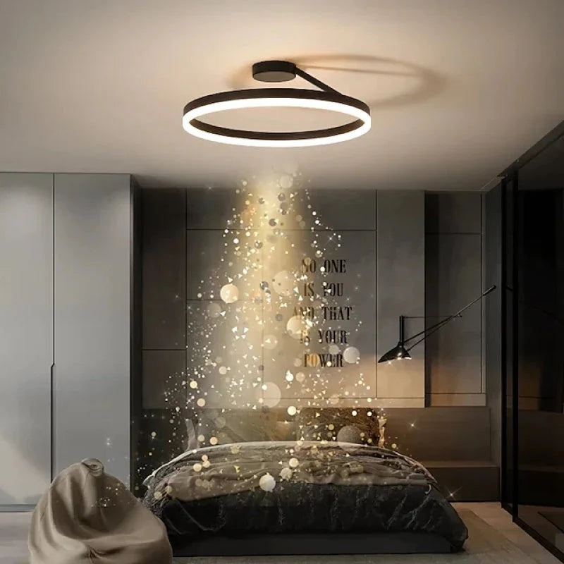 Flush Mount Ceiling Light LED Dimmable Remote Control