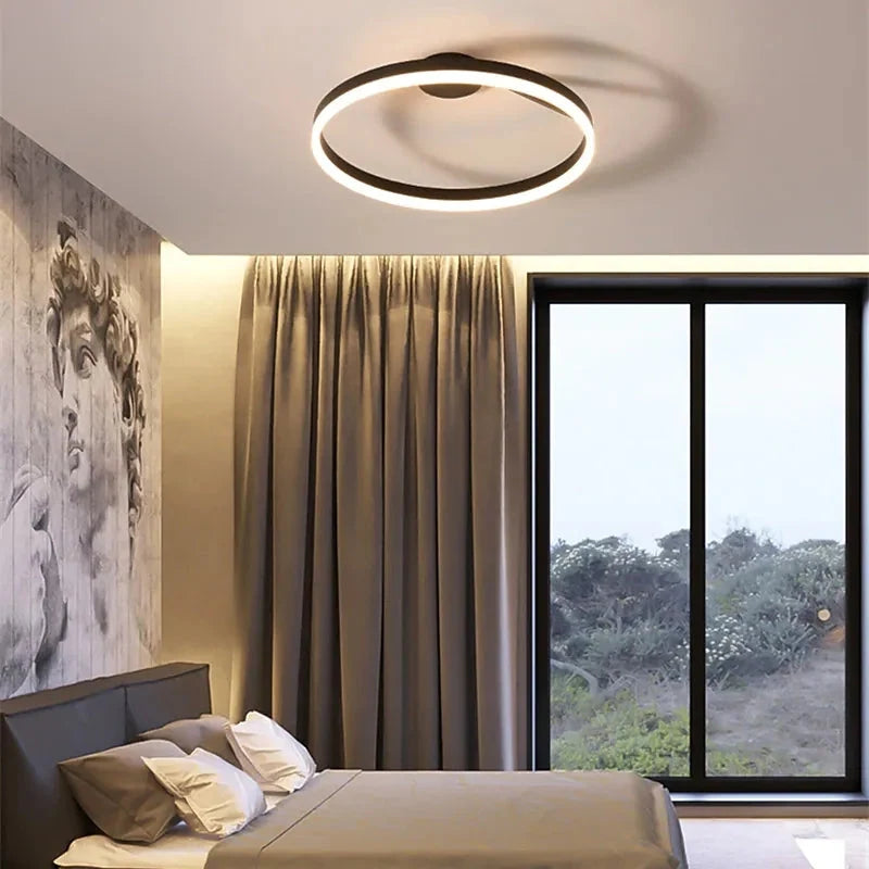 Flush Mount Ceiling Light LED Dimmable Remote Control