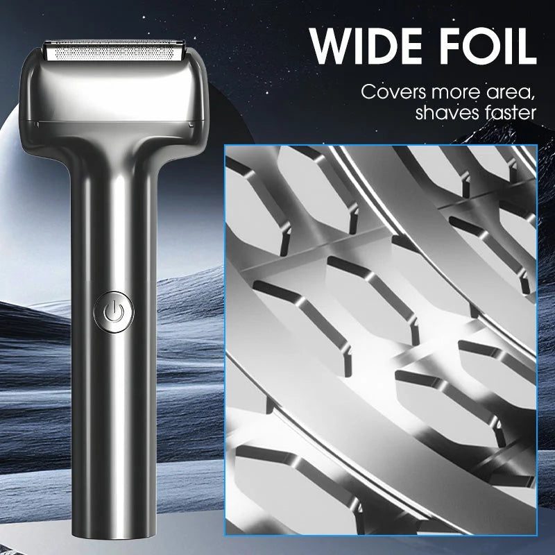 Foil Electric Shaver Waterproof 60-Minute Battery Life