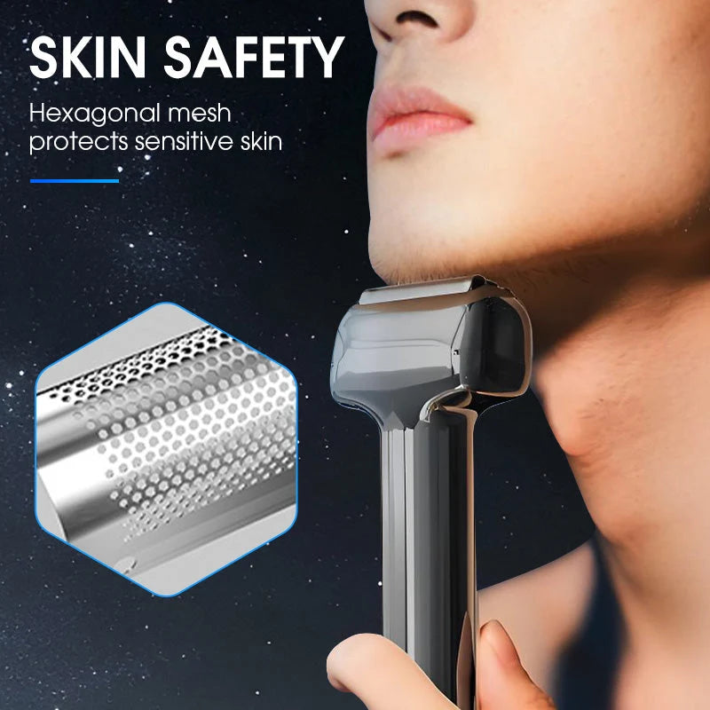 Foil Electric Shaver Waterproof 60-Minute Battery Life