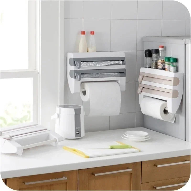 Foil & Wrap Dispenser Wall-Mounted Paper Towel Holder