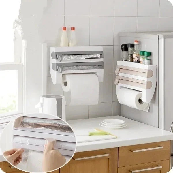 Foil & Wrap Dispenser Wall-Mounted Paper Towel Holder