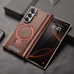 Foldable Phone Case Hinge Protection Magnetic Ring & Kickstand