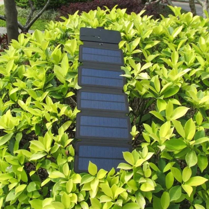 Foldable Solar Charger Monocrystalline High Efficiency USB IPX4