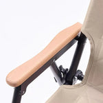 Folding Camping Chair Carbon Steel Frame & Padded Seat