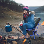 Folding Camping Chair Ergonomic Back Support Lightweight & Portable