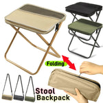 Folding Chair Backpack Waterproof Seat & Ultralight Steel Frame