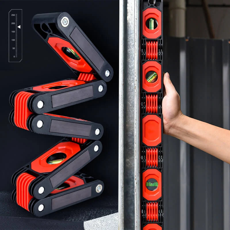 Folding Level Magnetic Multi-Angle Bubble Vials
