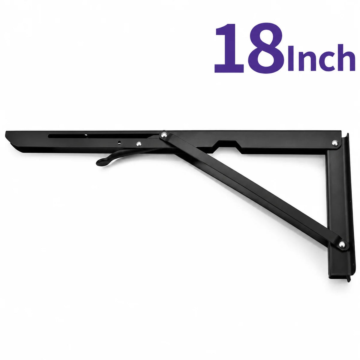 Folding Shelf Brackets Stainless Steel Set of 2